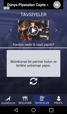 Fitness Antrenörüm android App screenshot 5
